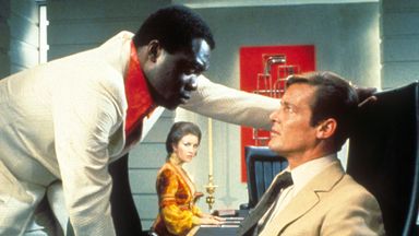 Yaphet Kotto and Roger Moore in Live And Let Die. Pic: Moviestore/Shutterstock